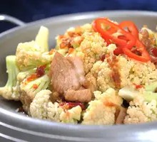 Spicy Cauliflower in Hot Pot