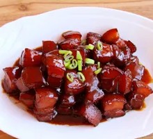 Braised Pork Belly with Tofu Skin Balls