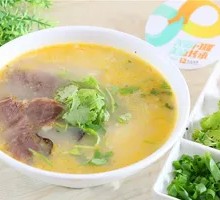 Beef Offal with Rice Crackers Soup
