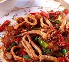 Stir-Fried Squid with Sauce