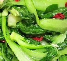 Garlic Stir-Fried Greens