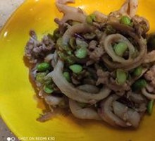 Soybean and Pork Stir-fry