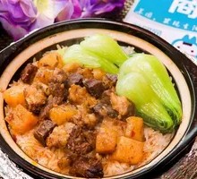 Pickled Bean Curd with Sausage Rice
