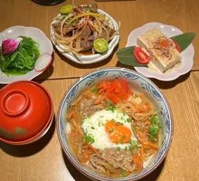 Hot Spring Egg Beef Rice