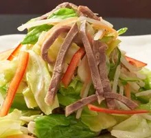 Stir-Fried Beef Tongue with Mixed Vegetables