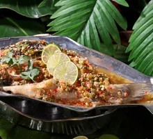 Thai Lemon Steamed Sea Bass