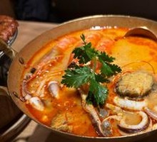 Thai Tom Yum Goong Seafood Soup