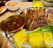 Grilled Pork Neck Meat