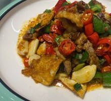 Shredded Pork with Fried Eggs