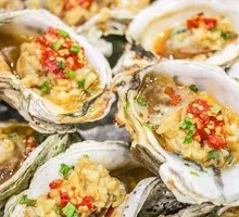 Charcoal-Grilled Super Garlic Large Oyster