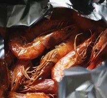 Aluminum Foil Garlic Shrimp