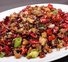 Sichuan Spicy Chicken with Peppercorns