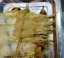 Aluminum-Wrapped Enoki Mushrooms