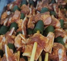 Green Pepper Pork Ribs