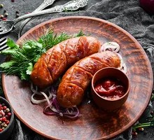 Black Pepper Pork Sausage