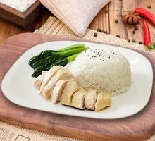 Crystal Chicken with Roast Duck Rice