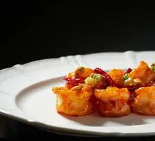 Kung Pao Black Tiger Shrimp Balls