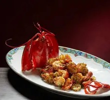 Leek Quinoa Rice Cake Stir-fry with Lobster