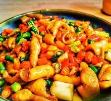Spicy Pork Intestines Stir-fry