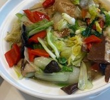 Stir-Fried Wheat Gluten with Vegetables