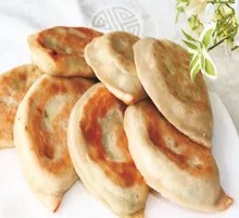 Leek-filled Pancake