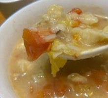 Tomato Noodles with Dough Balls
