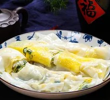 Barbecued Pork Egg Rice Noodle Roll