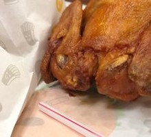 Honey-glazed扒 Chicken