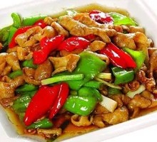 Spicy Pepper and Pig Intestines
