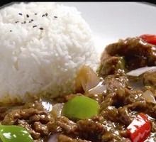 Black Pepper Beef Rice