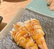 Grilled Salmon Sushi with Kewpie Mayo