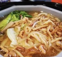 Shredded Pork Three Delicacies Noodles
