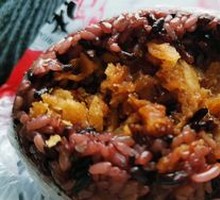 Double Salted Egg Grilled Sausage Rice Ball