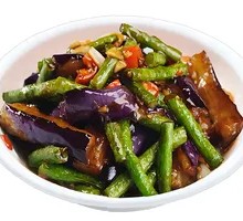Eggplant and Green Beans
