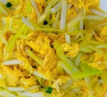 Scallion omelette