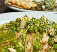 Lemon Noodles with Mantis Shrimp