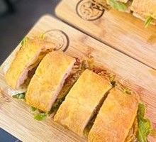 Grilled Beef Sausage Panini