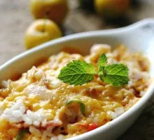 Classic Sicilian Bacon Cheese Rice Bake