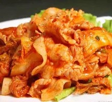 Classic Kimchi Stir-Fried Pork Belly Curry Omelette Rice