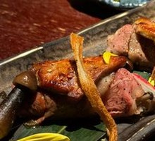 Grilled Wagyu Beef and Foie Gras Roll