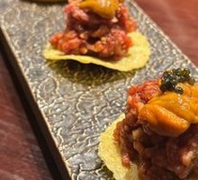 Wagyu Sea Urchin Tacos