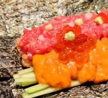 Wagyu Sea Urchin Hand Roll Sushi