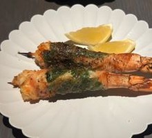 Braised Black Tiger Shrimp with Perilla