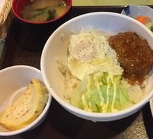 Burger Vegetable Rice Bowl