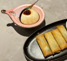 Winter Melon and Yellow Croaker Spring Rolls