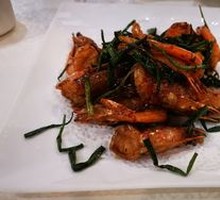 Scallion and Mustard Shrimp