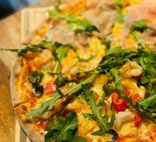 Sambal Shrimp Pizza