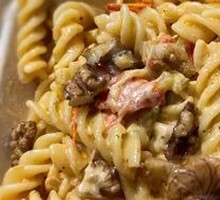 Roman Onion Beef Wide Pasta