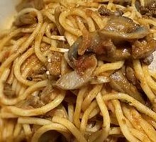 Palermo Mushroom Meat Sauce Pasta