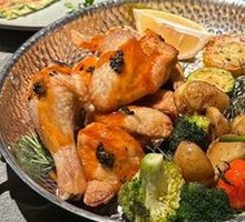 Black Truffle Seasoned Roast Chicken
